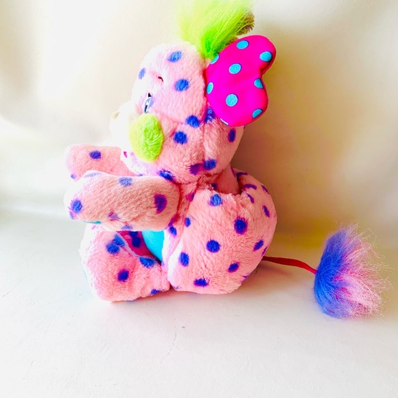 Vintage Popple Polka Dottie Plush Teddy Toy - Picture 6 of 8